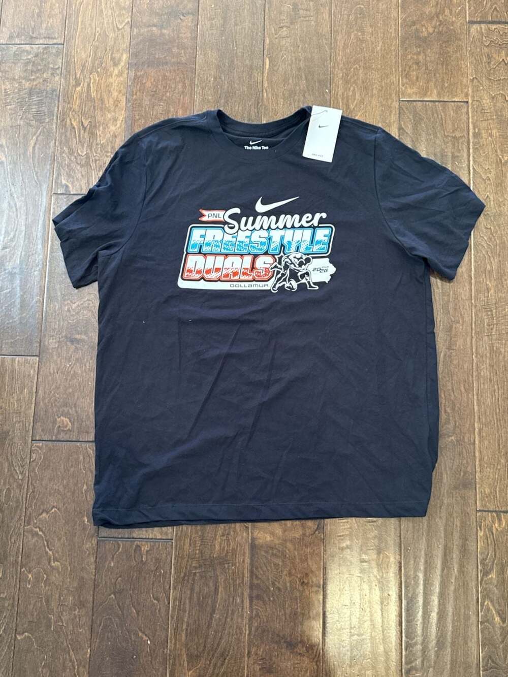 Nike Summer Freestyle Duals T-Shirt Size XL Black